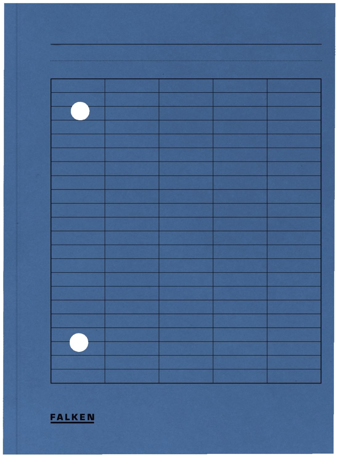 Umlaufmappe - A4 blau, Manilakarton, 250 g/qm Umlaufmappe - A4 blau, Manilakarton, 250 g/qm