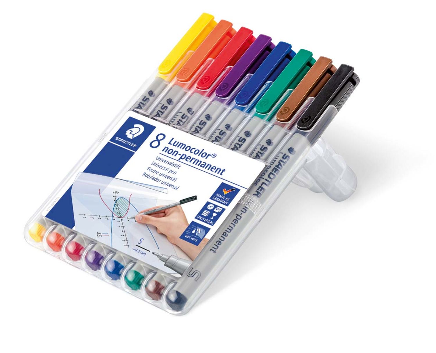 Feinschreiber Universalstift Lumocolor® - non-permanent, S, 8 Farben