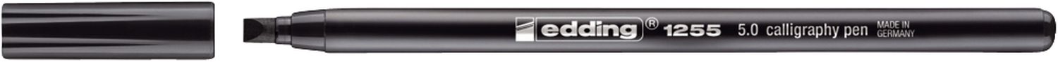 1255 Kalligrafie Stift - Fasermaler, 5,0 mm, schwarz 1255 Kalligrafie Stift - Fasermaler, 5,0 mm, schwarz