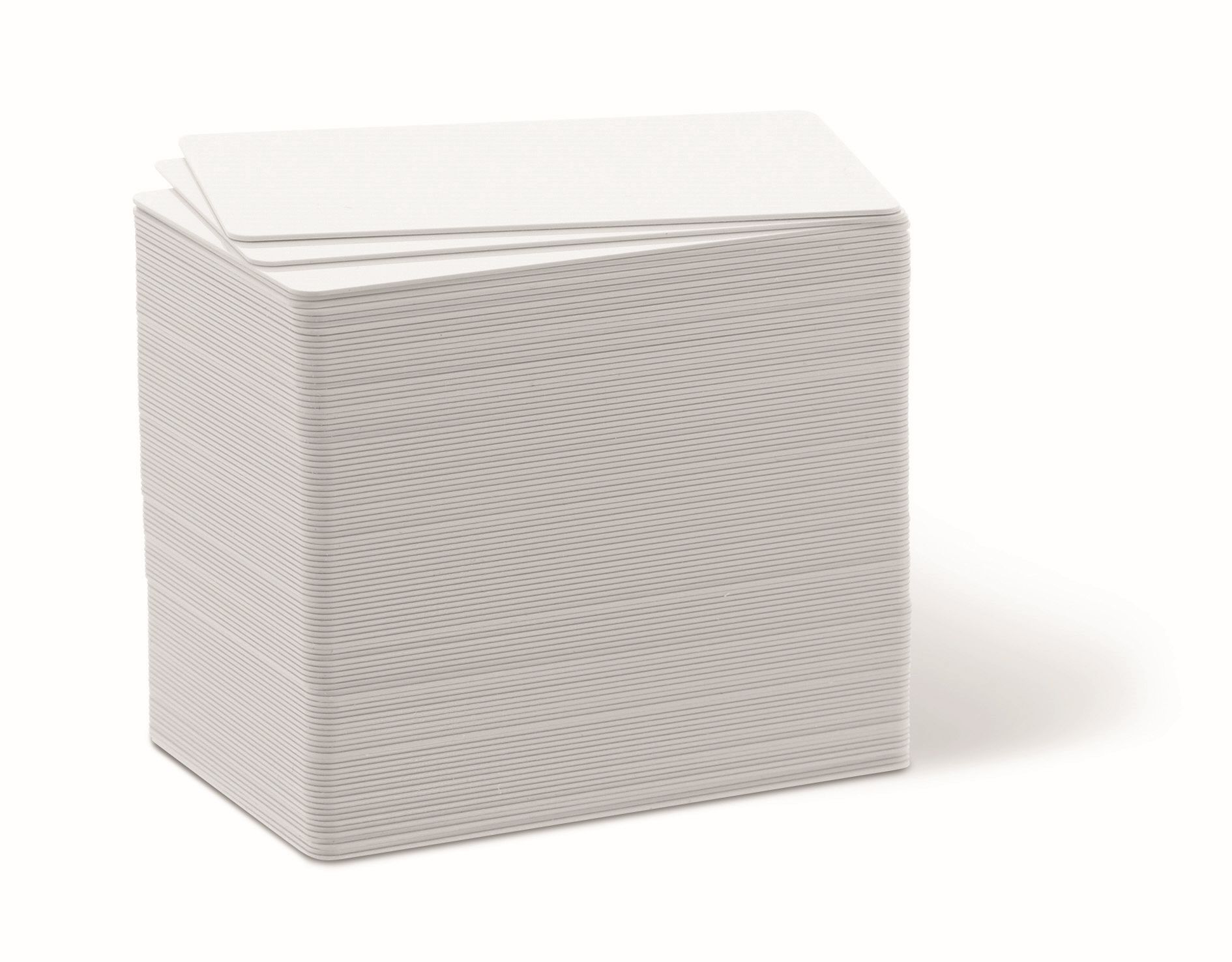 Plastikkarte - 100 Stück, standard, weiß Plastikkarte - 100 Stück, standard, weiß