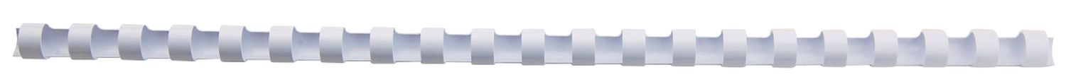 Spiralbinderücken Plastik - A4, 10 mm/65 Blatt, weiß, 100 Stück Spiralbinderücken Plastik - A4, 10 mm/65 Blatt, weiß, 100 Stück