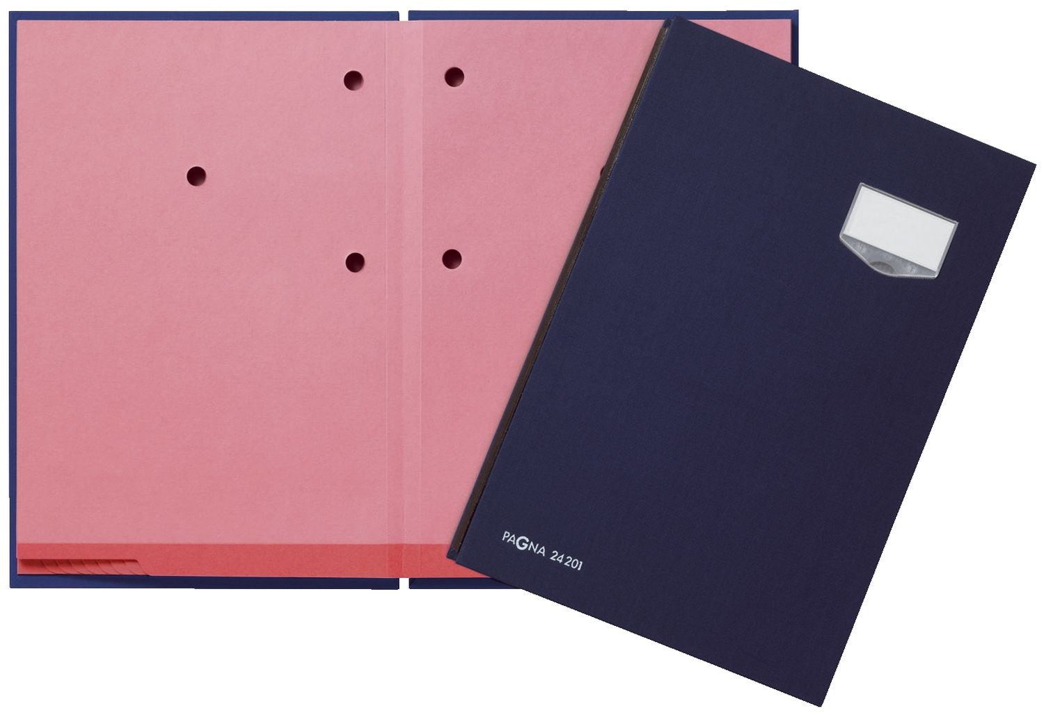 Unterschriftsmappe DE LUXE - 20 Fächern, A4, Leinen-Einband, blau Unterschriftsmappe DE LUXE - 20 Fächern, A4, Leinen-Einband, blau