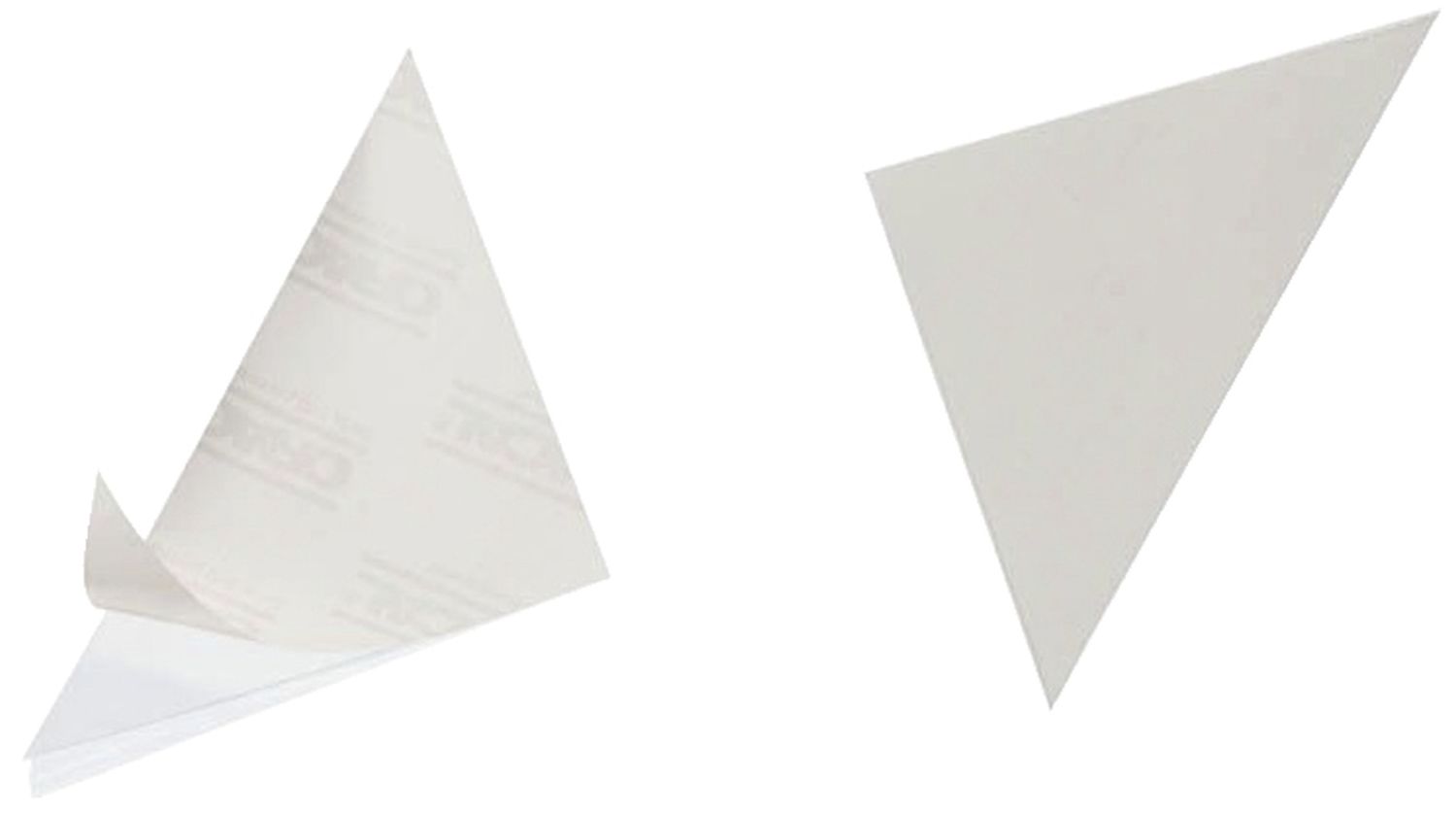 Dreiecktaschen Durable Cornerfix 8082, 125 x 125 mm, selbstklebend, transparent, 100 Stück