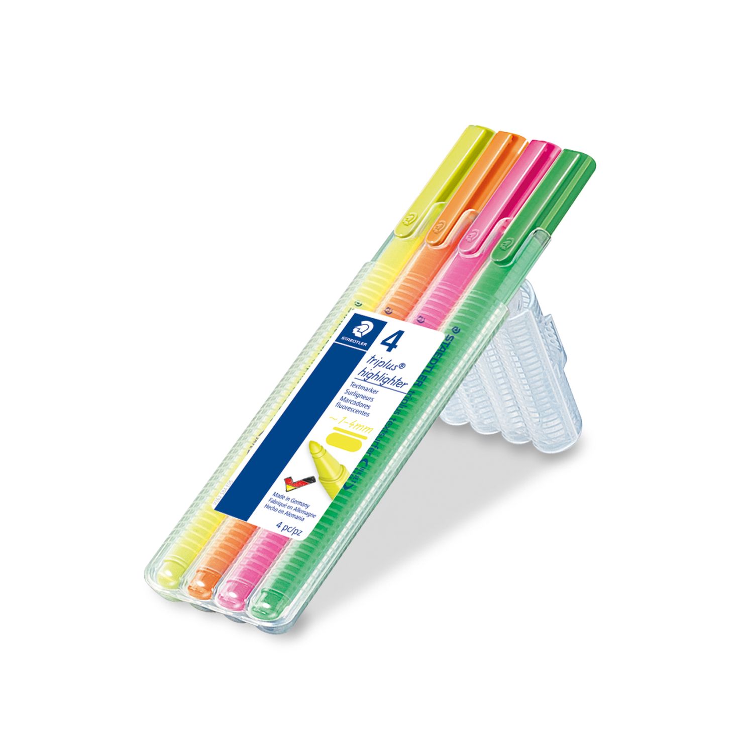 Textmarker triplus® textsurfer®, Box mit 4 Farben Textmarker triplus® textsurfer®, Box mit 4 Farben