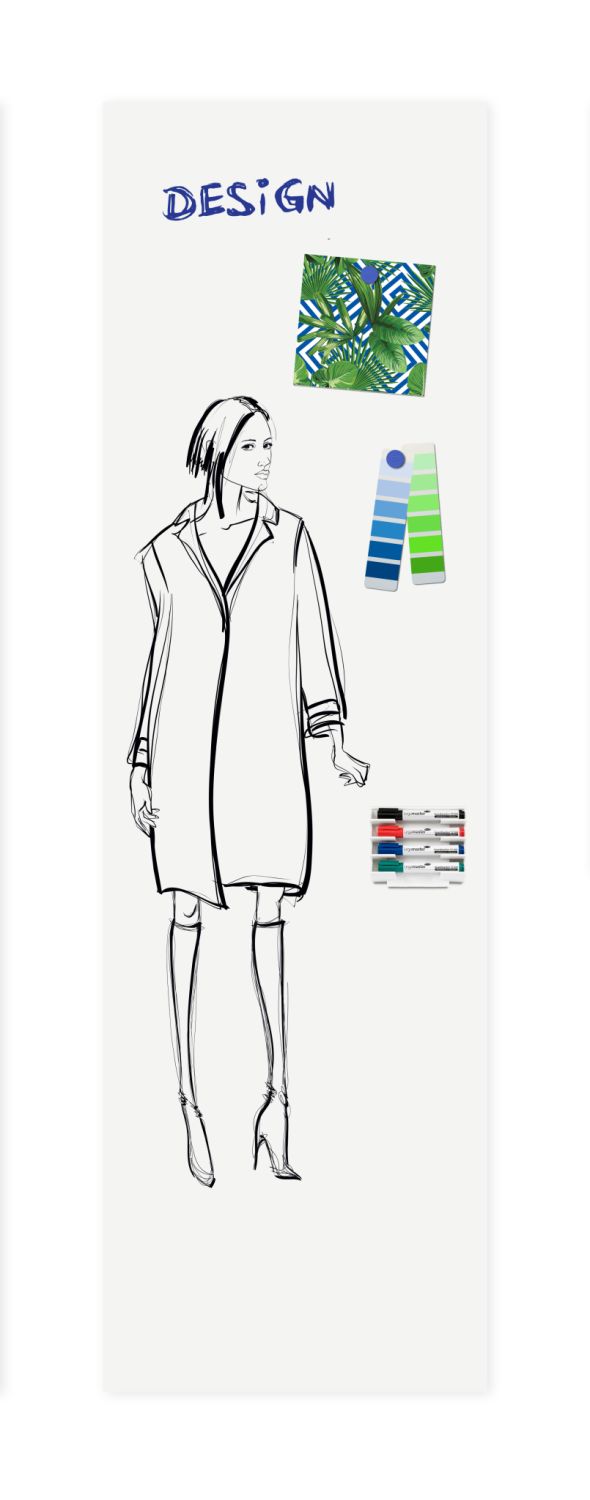 Whiteboard WALL-UP 200 × 59,5cm, Montagesatz