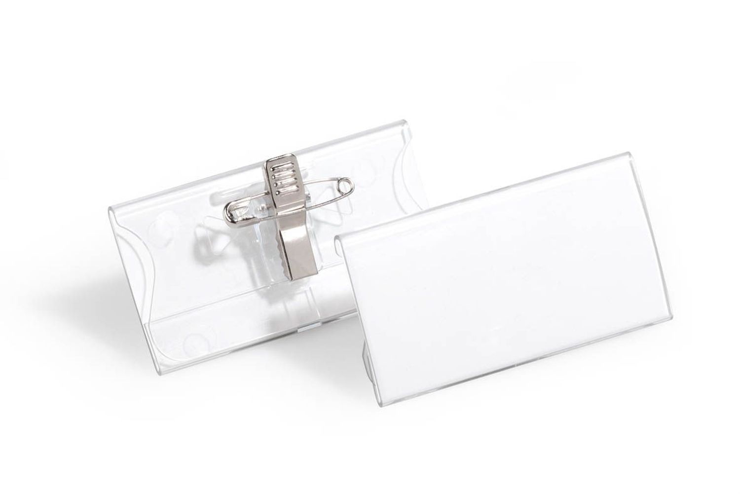 Namensschild mit Kombiklemme, 75 x 40 mm, 25 Stück Namensschild mit Kombiklemme, 75 x 40 mm, 25 Stück