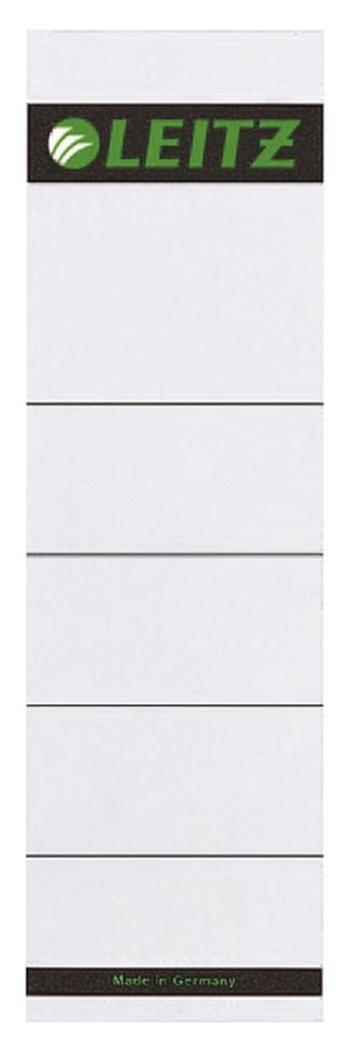 Rückenschilder Leitz 1607-00-85 Einsteckschild, breit/kurz 57 x 190 mm, 10 Stück, lichtgrau