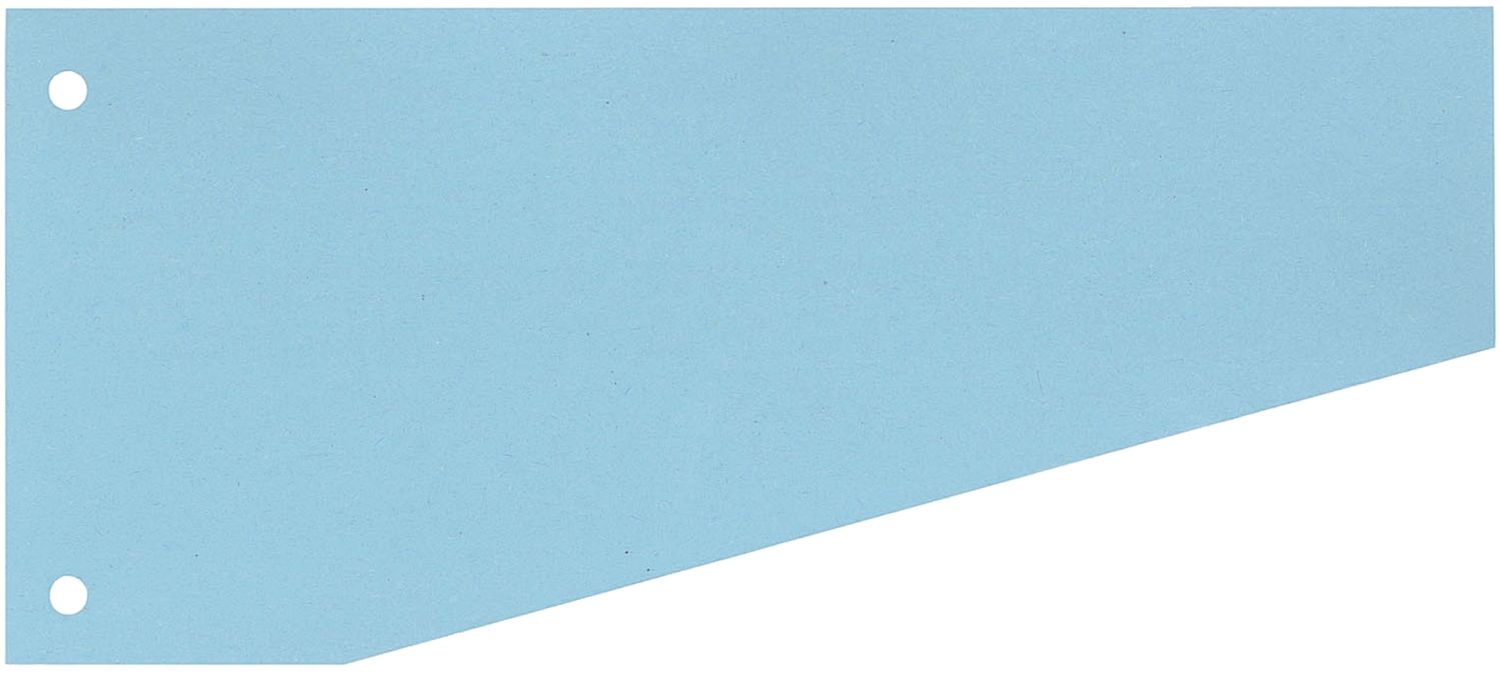 Trennstreifen Trapez - 190 g/qm Karton, blau, 100 Stück Trennstreifen Trapez - 190 g/qm Karton, blau, 100 Stück