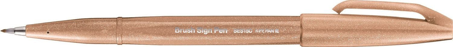 Kalligrafiestift Sign Pen Brush - Pinselspitze, hellbraun Kalligrafiestift Sign Pen Brush - Pinselspitze, hellbraun
