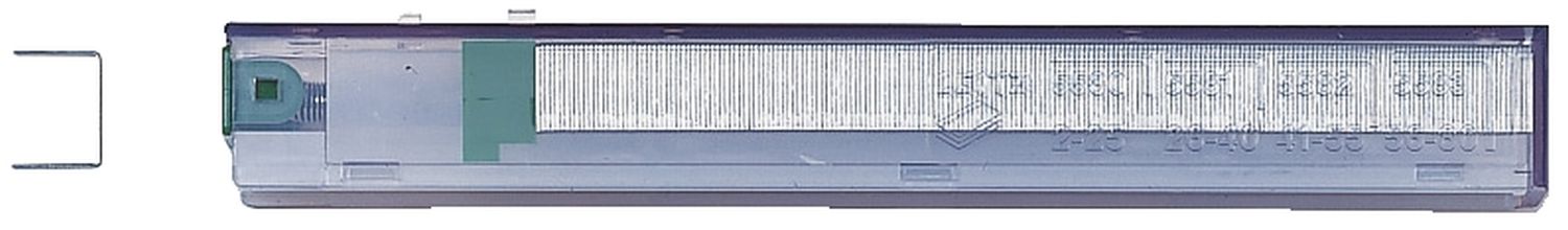 5593 Heftklammern K10 - Einweg-Kassette, 5x210 Stück, grün 5593 Heftklammern K10 - Einweg-Kassette, 5x210 Stück, grün