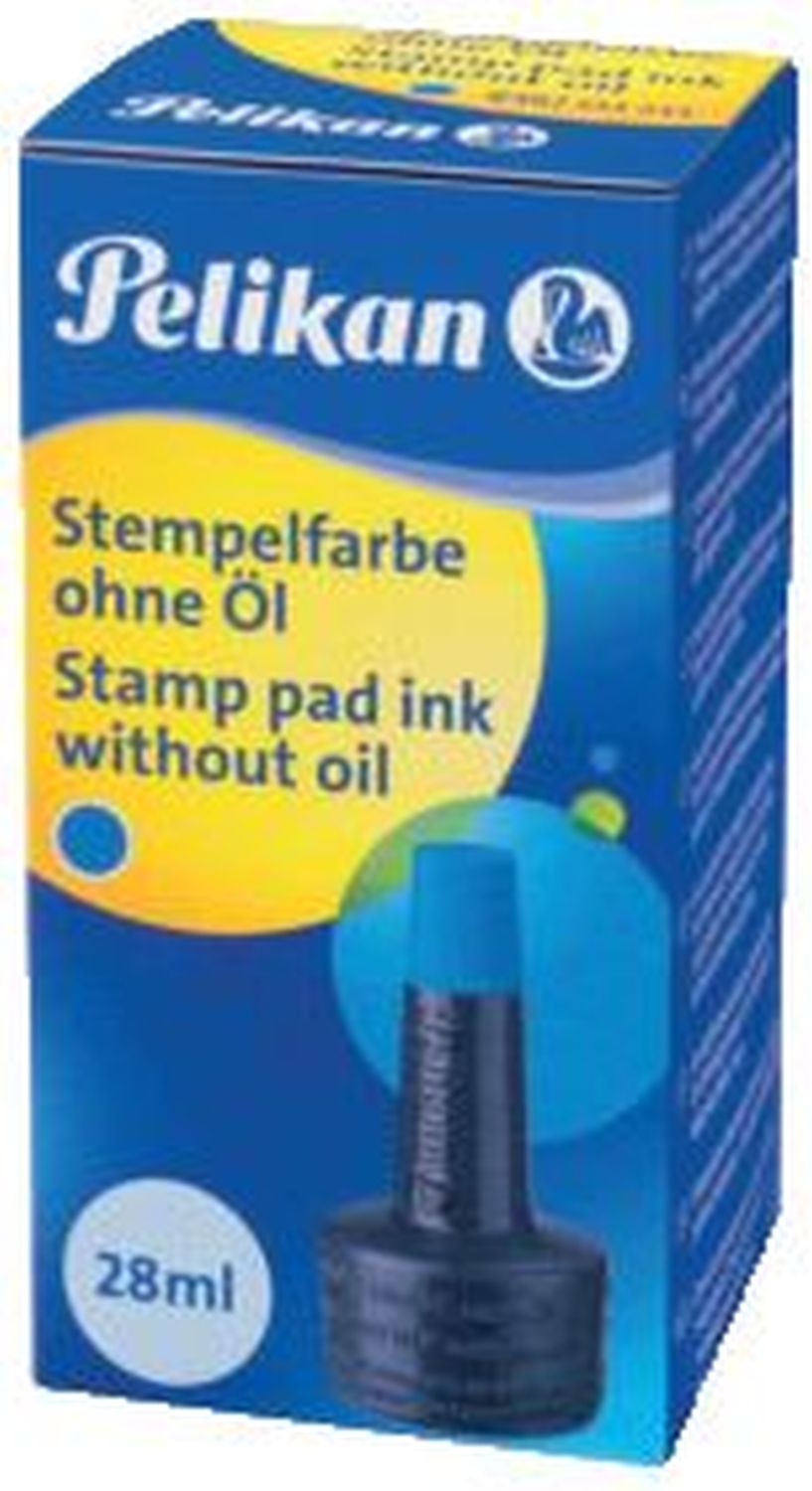 Stempelfarbe 4K - ohne Öl, 28 ml, blau