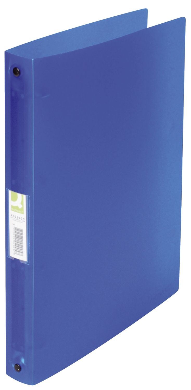 Ringbuch transparent - A4, 4-Ring, Ring-Ø 25 mm, blau-transparent Ringbuch transparent - A4, 4-Ring, Ring-Ø 25 mm, blau-transparent