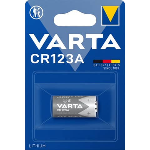 Fotobatterie Varta Professional Lithium 06205, CR123A, 3 V, 1480 mAh