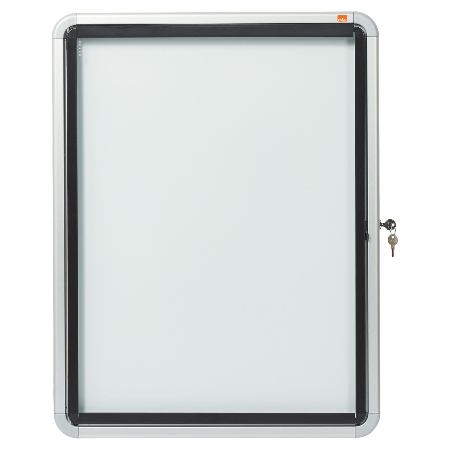 Schaukasten mit Klapptür - 4x A4, 53 x 69 x 4,5 cm, weiß, magnethaftend Schaukasten mit Klapptür - 4x A4, 53 x 69 x 4,5 cm, weiß, magnethaftend