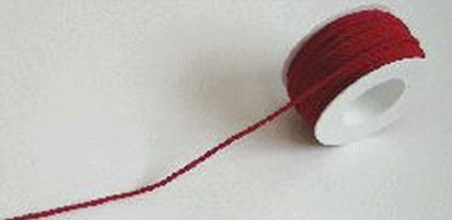 Kordel - 3 mm x 25 m, rot