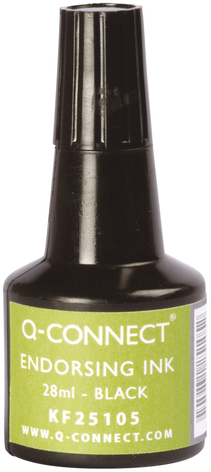 Stempelfarbe - ohne Öl, 28 ml, schwarz Stempelfarbe - ohne Öl, 28 ml, schwarz