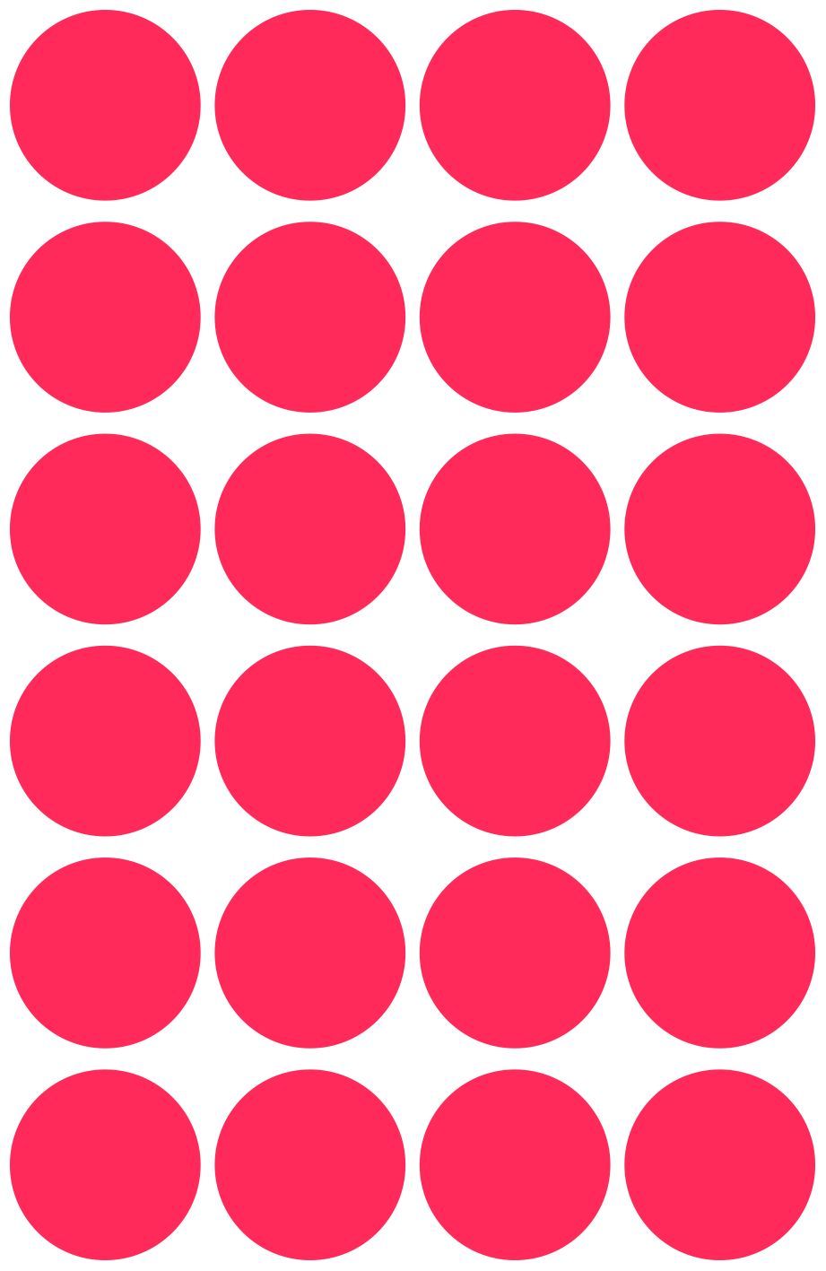 3004 Markierungspunkte - Ø 18 mm, 4 Blatt/96 Etiketten, rot 3004 Markierungspunkte - Ø 18 mm, 4 Blatt/96 Etiketten, rot