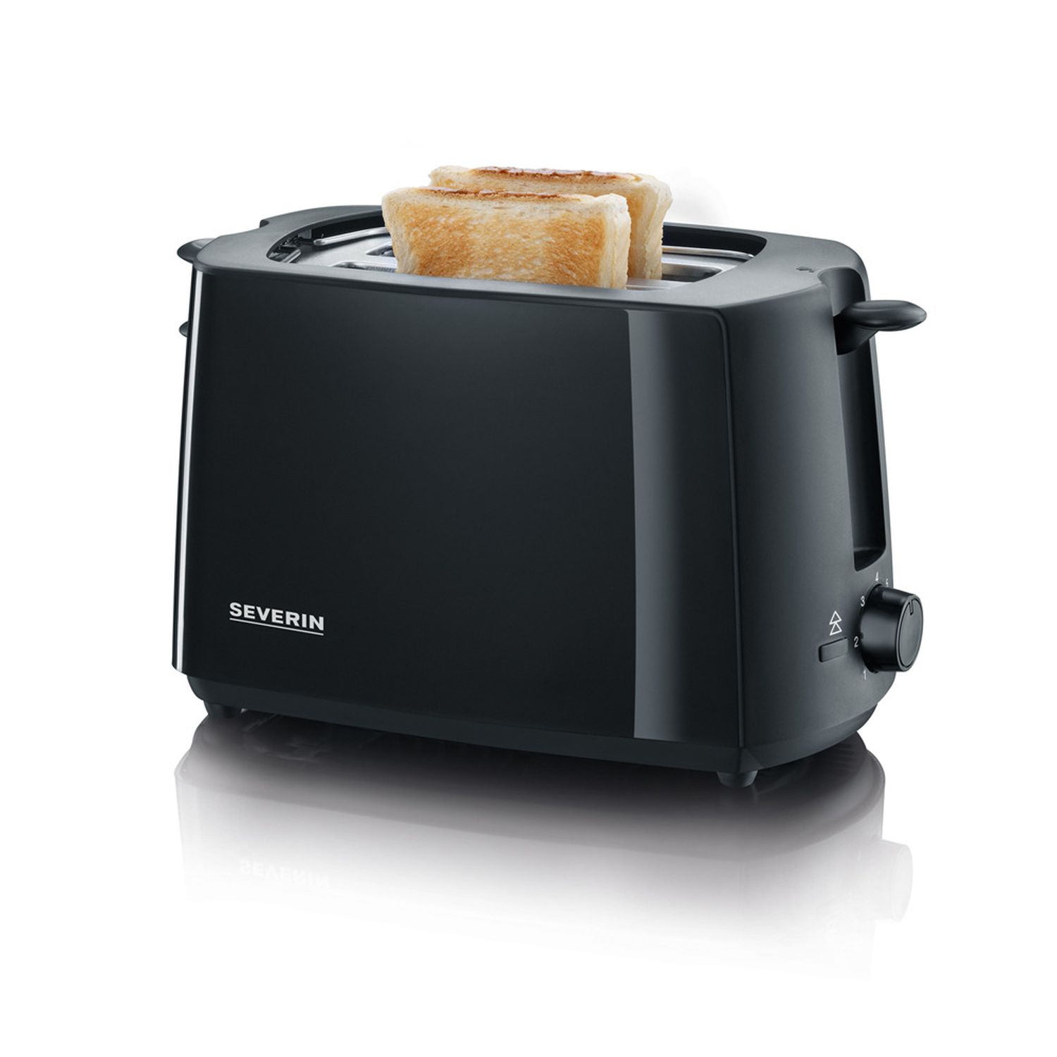 Toaster 2-Scheiben schwarz Toaster 2-Scheiben schwarz