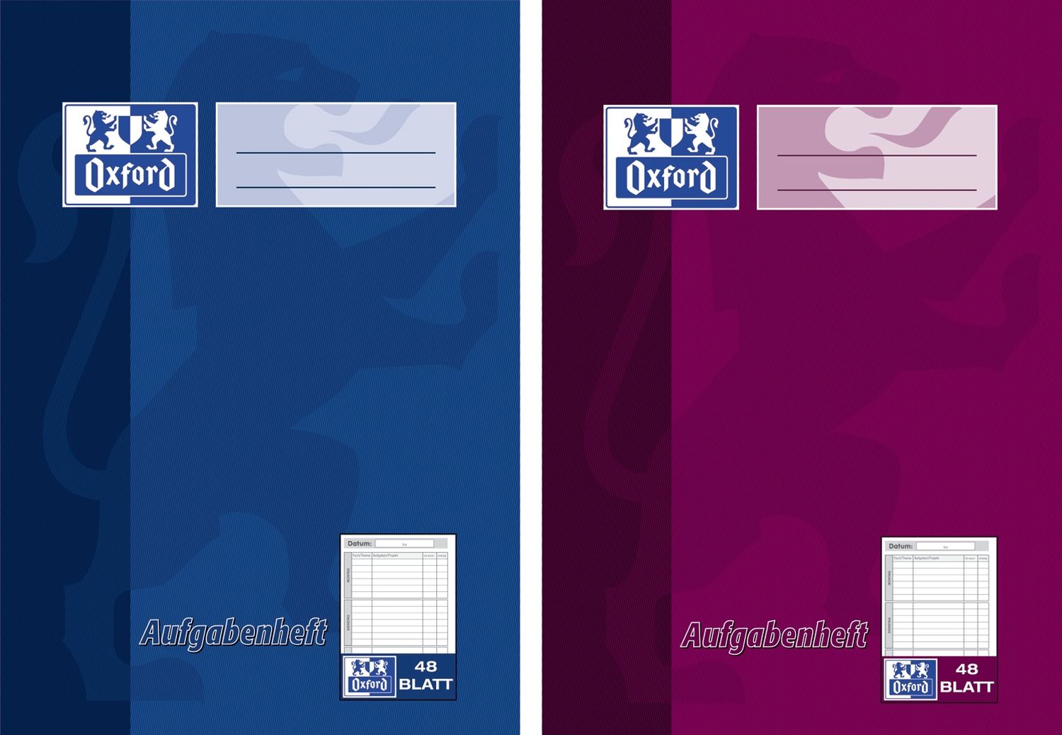 Aufgabenheft - A5, 48 Blatt, sortiert