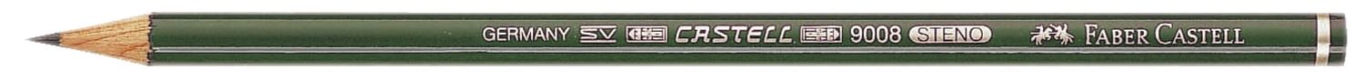 Stenobleistift CASTELL® 9008 - 2B, dunkelgrün Stenobleistift CASTELL® 9008 - 2B, dunkelgrün