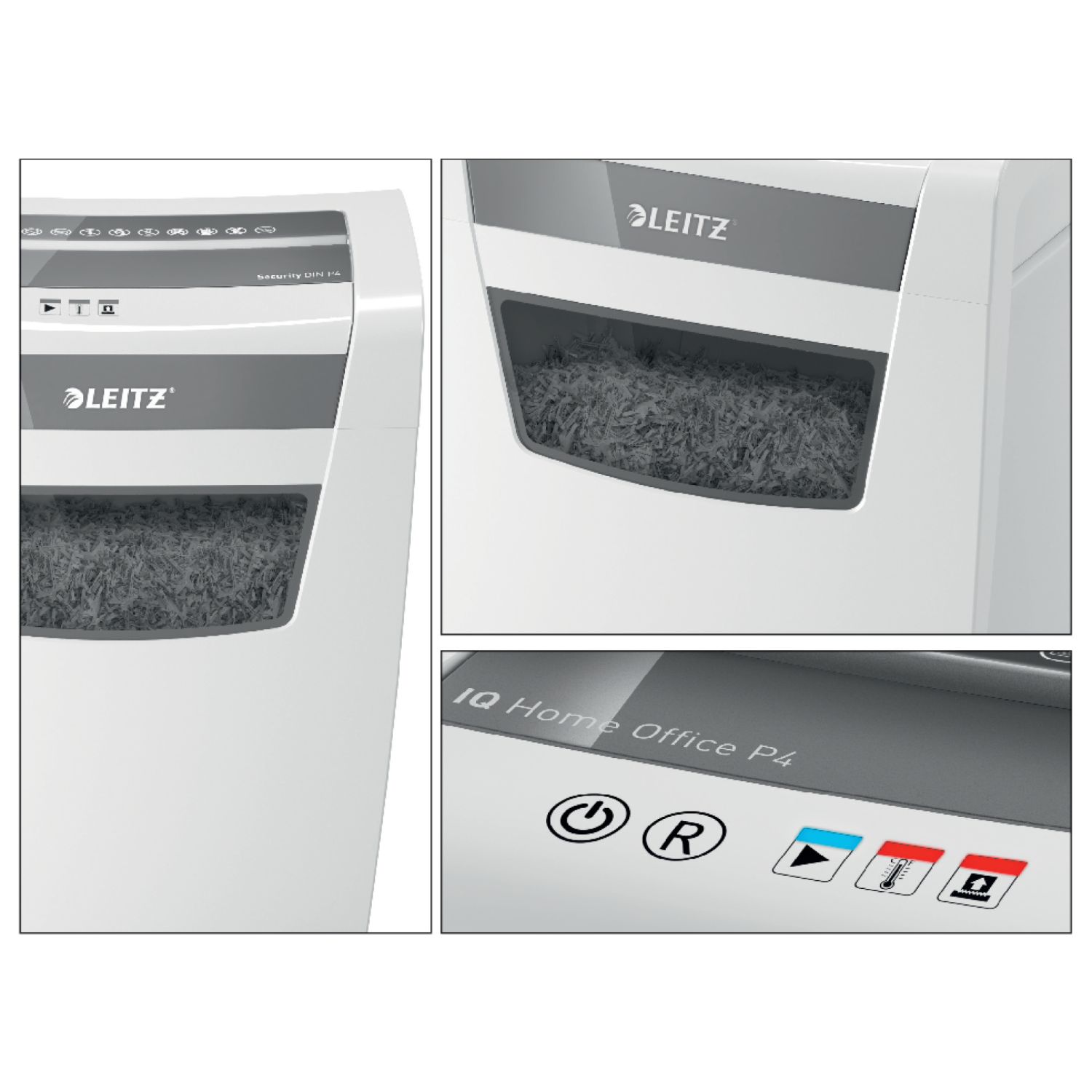 Aktenvernichter IQ Home Office - Partikelschnitt P4, 10 Blatt, weiß