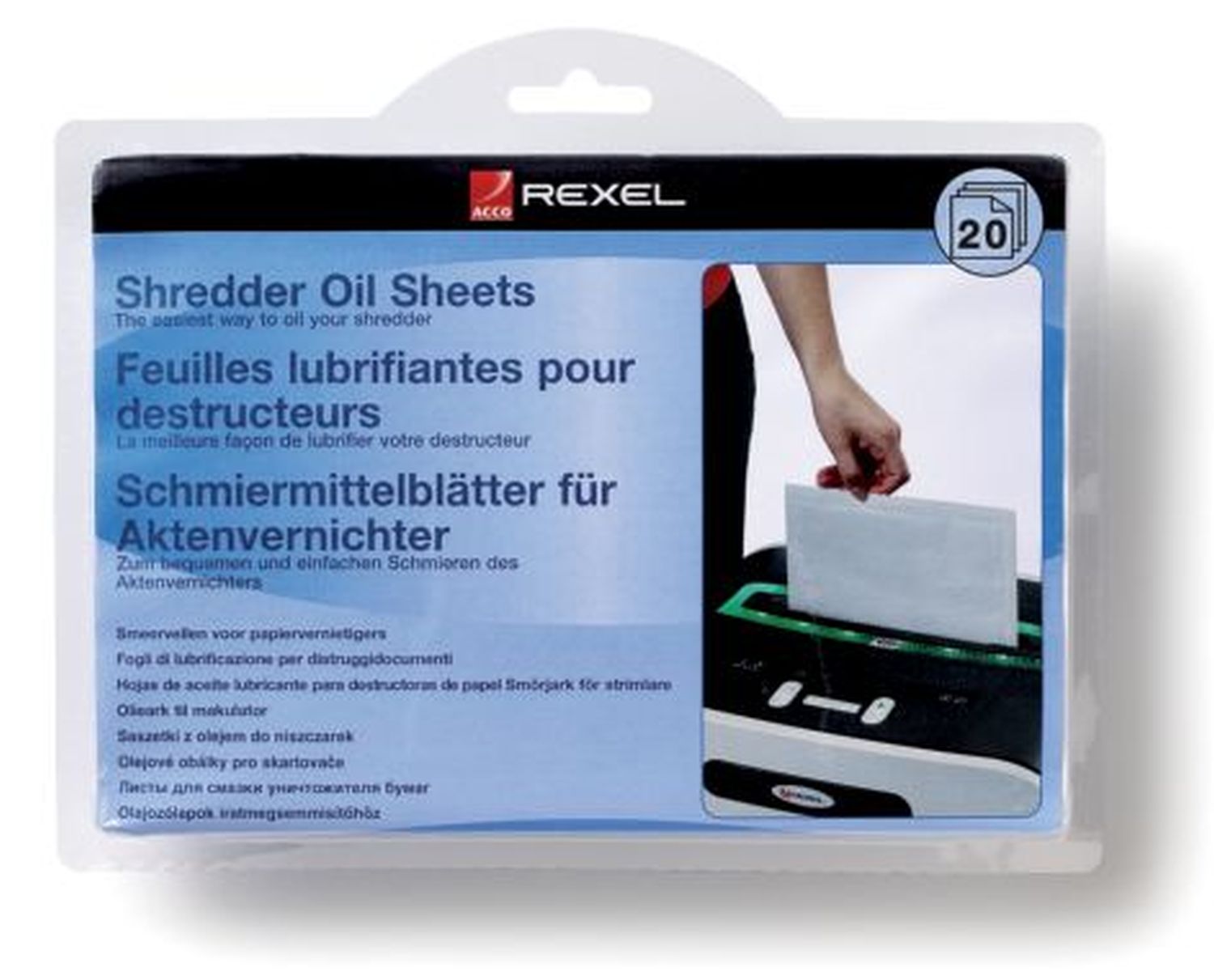 Ölblätter für Aktenvernichter - A5, 20 Stück Ölblätter für Aktenvernichter - A5, 20 Stück