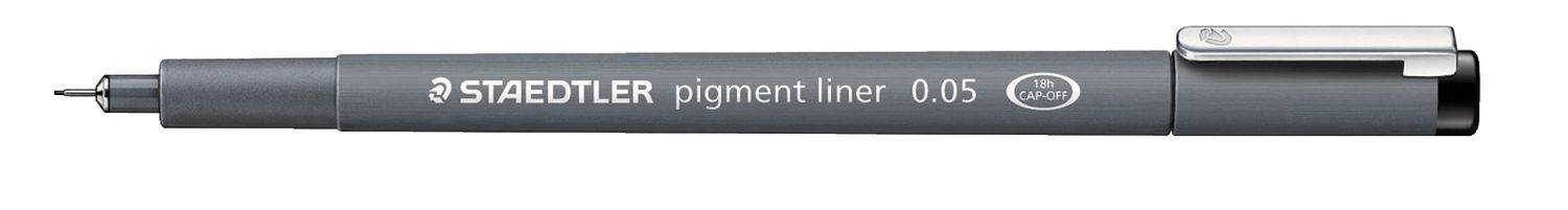 Feinschreiber pigment liner - 0,05 mm, schwarz Feinschreiber pigment liner - 0,05 mm, schwarz
