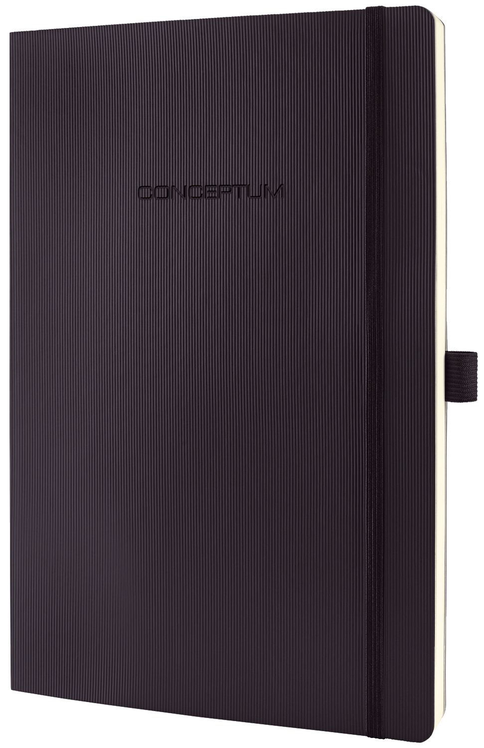 Notizbuch Conceptum - ca. A4, liniert, 194 Seiten, schwarz, Softcover Notizbuch Conceptum - ca. A4, liniert, 194 Seiten, schwarz, Softcover