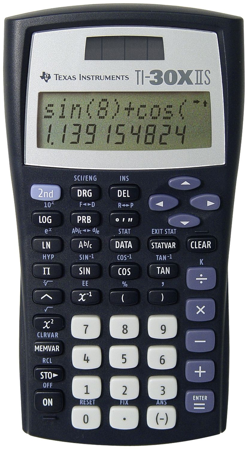 Taschenrechner TI-30X IIS, Solar- und Batteriebetrieb, 82 x 155 x 19 mm Taschenrechner TI-30X IIS, Solar- und Batteriebetrieb, 82 x 155 x 19 mm