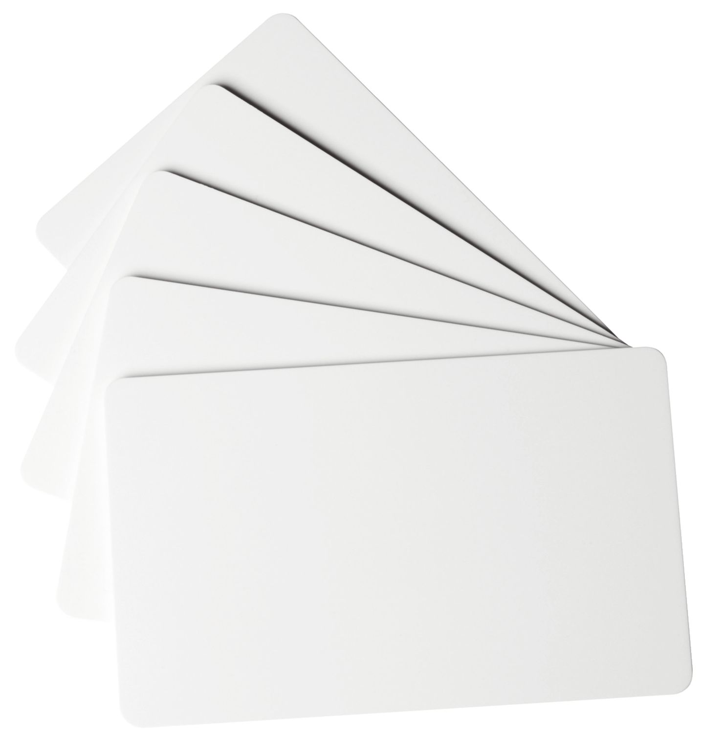 Plastikkarte - 100 Stück, standard, weiß Plastikkarte - 100 Stück, standard, weiß