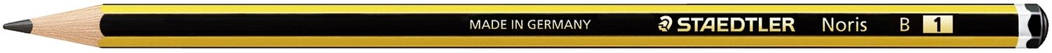 Noris® Bleistift 120 - B, gelb-schwarz