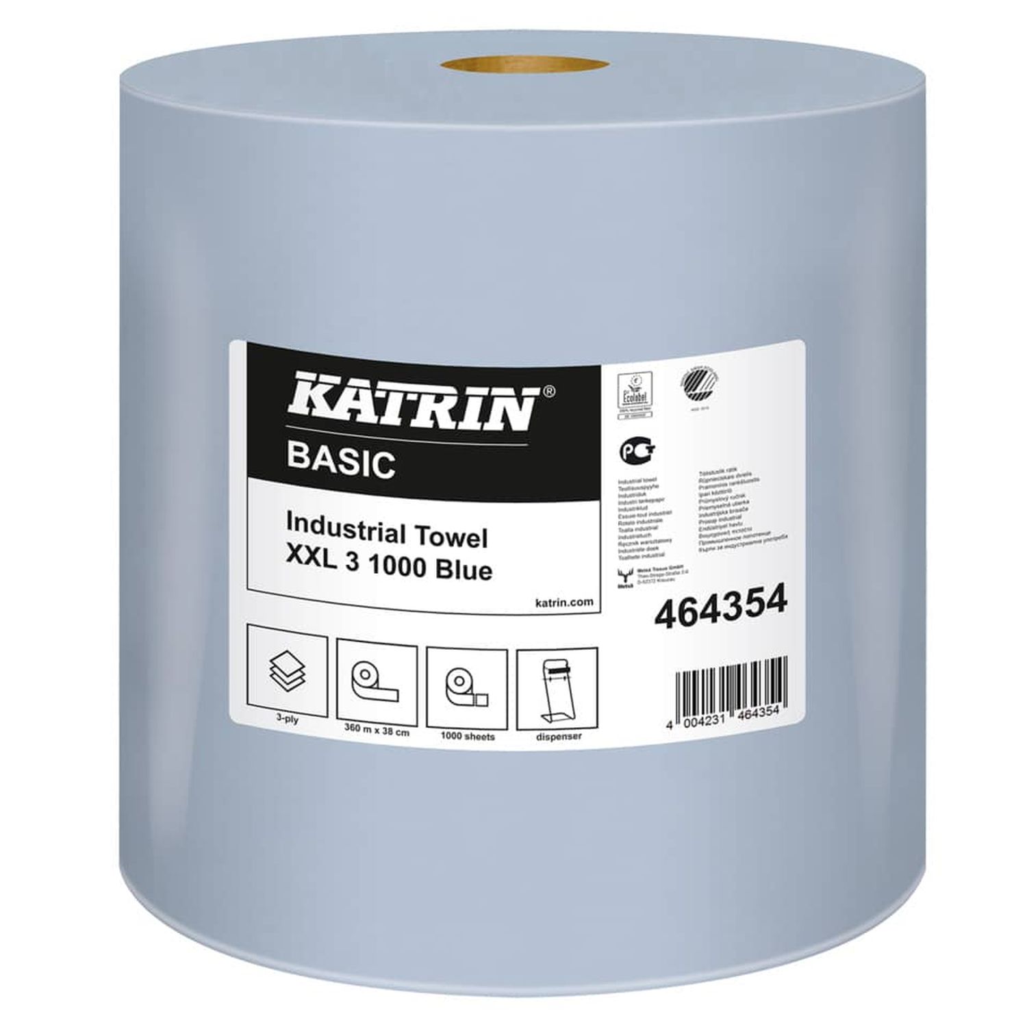 Wischtuch Basic Industrial XXL3 blau, 3-lagig, 360 m Wischtuch Basic Industrial XXL3 blau, 3-lagig, 360 m