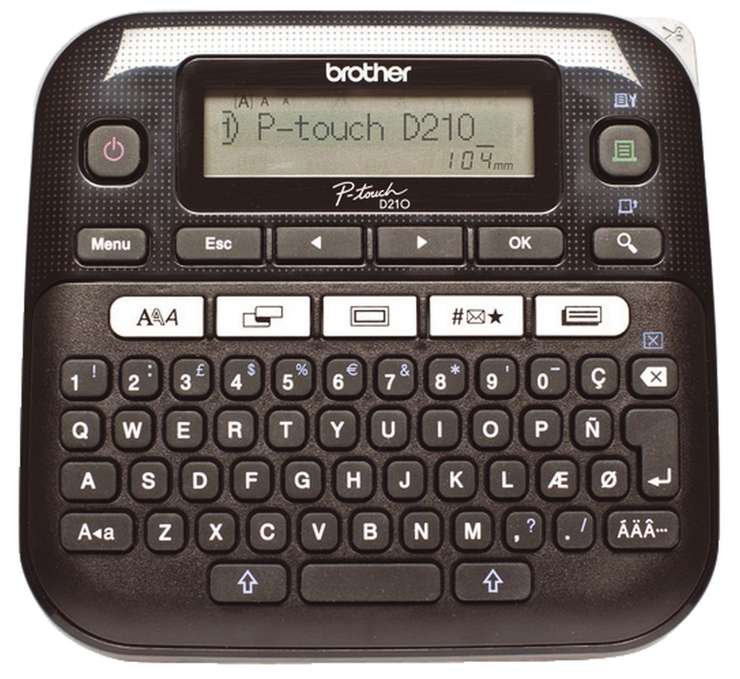 Beschriftungsgerät P-touch D210VP im Hartschalenkoffer Beschriftungsgerät P-touch D210VP im Hartschalenkoffer