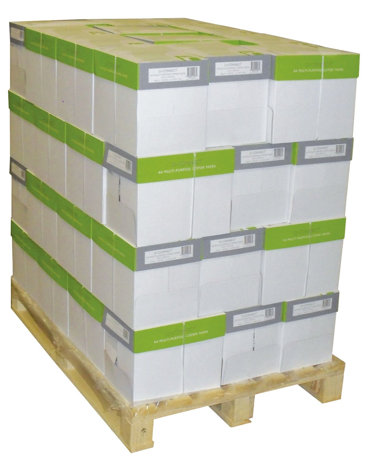 Kopierpapier ECF Q-Connect KF01087, DIN A4, 80 g/qm, weiß, 500 Blatt