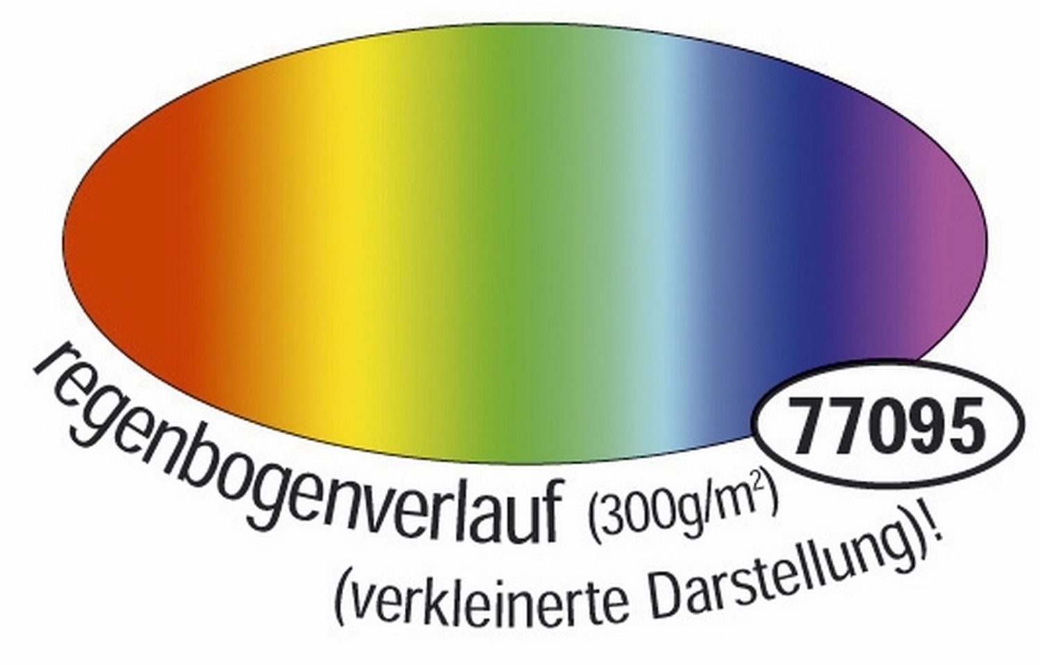 Fotokarton - 50 x 70 cm, Regenbogen