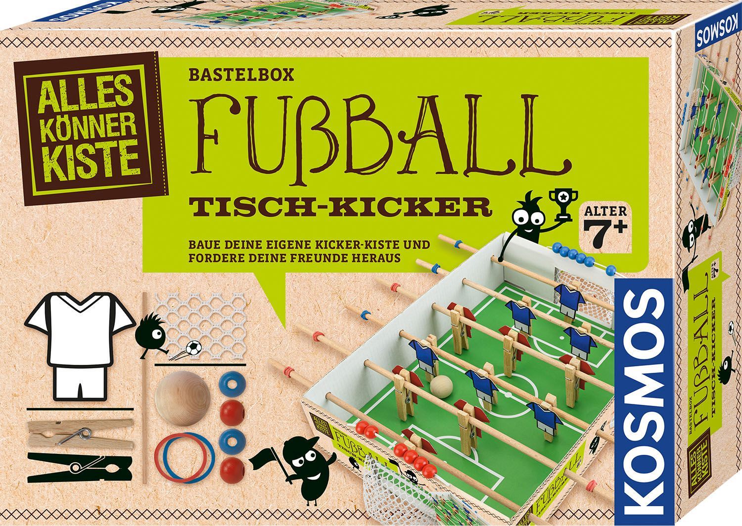 Bastelbox Fussball Tisch-Kicker Bastelbox Fussball Tisch-Kicker