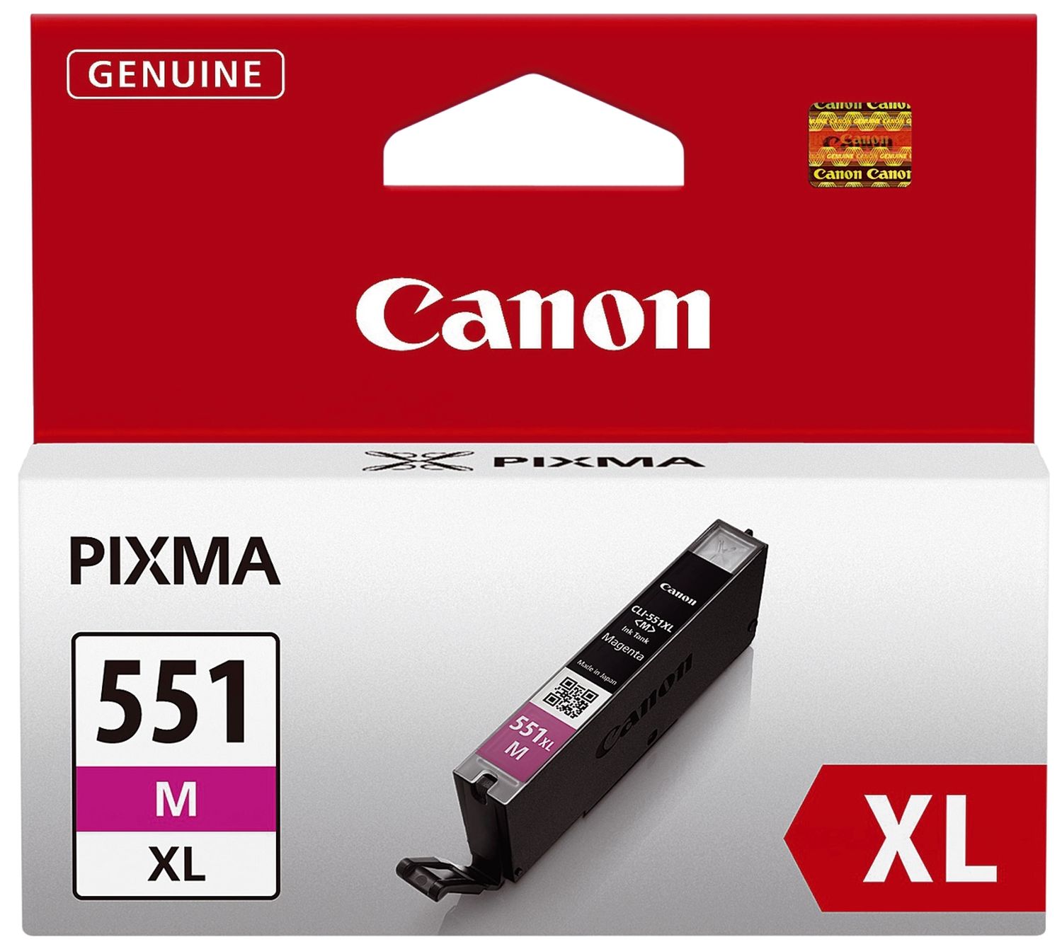 Original Canon Tintenpatrone magenta High-Capacity (6445B001,CLI-551MXL)