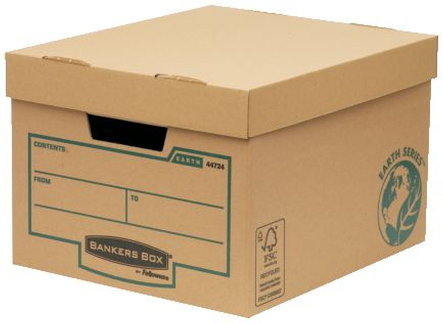 Archivcontainer Bankers Box® Earth Series Budget 4472401 mit Deckel, braun