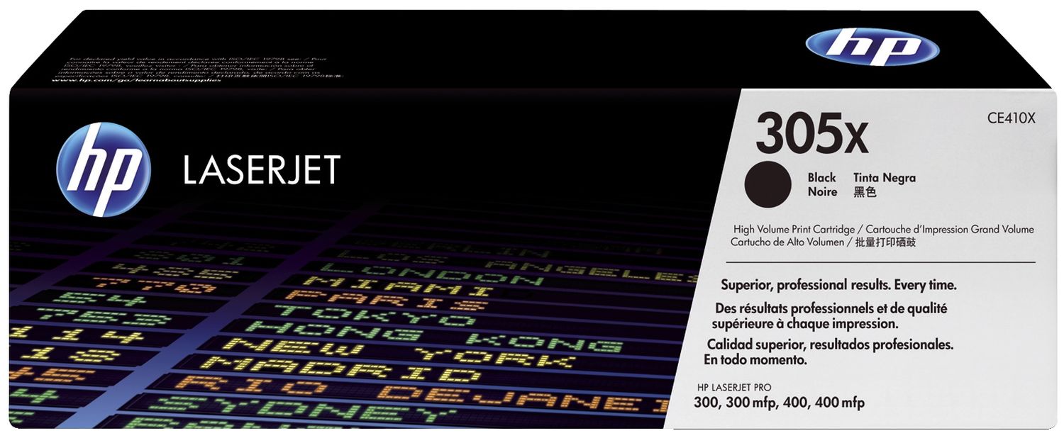 Original HP Tonerkartusche schwarz (CE410X,305X,305XBK,305XBLACK,NO305X,NO305XBK,NO305XBLACK)
