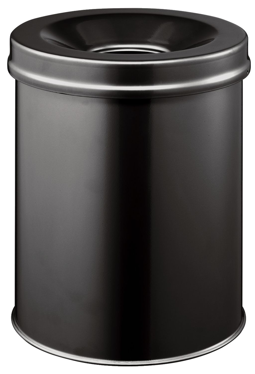 Papierkorb Safe rund 15 Liter, schwarz Papierkorb Safe rund 15 Liter, schwarz