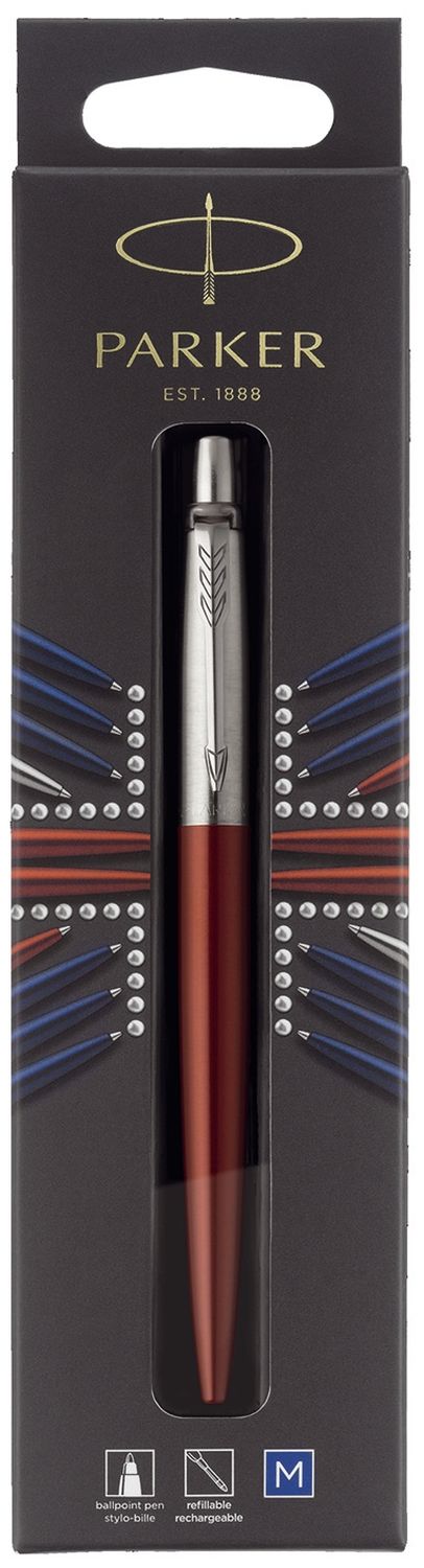 Kugelschreiber Jotter Kensington Red - M, Schreibfarbe blau, Blister