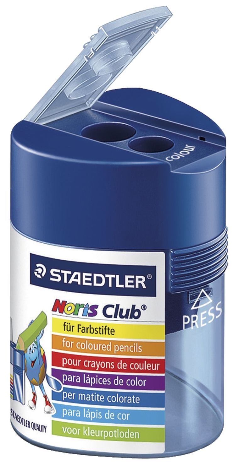 Doppel-Spitzdose Noris Club® 512 128 - Ø 8,2 mm, Ø 10,2 mm, blau-transparent Doppel-Spitzdose Noris Club® 512 128 - Ø 8,2 mm, Ø 10,2 mm, blau-transparent