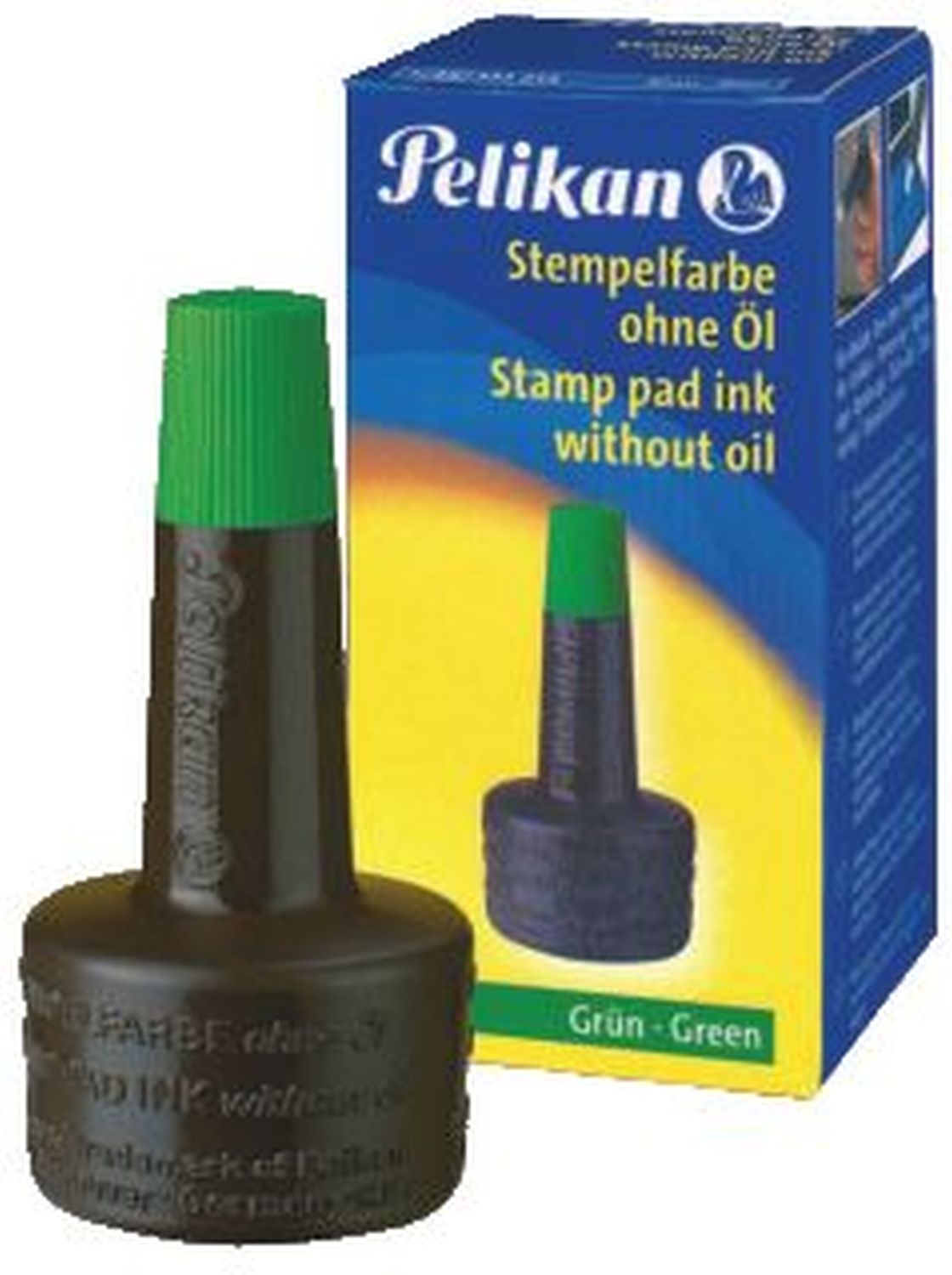 Stempelfarbe 4K - ohne Öl, 28 ml, grün Stempelfarbe 4K - ohne Öl, 28 ml, grün
