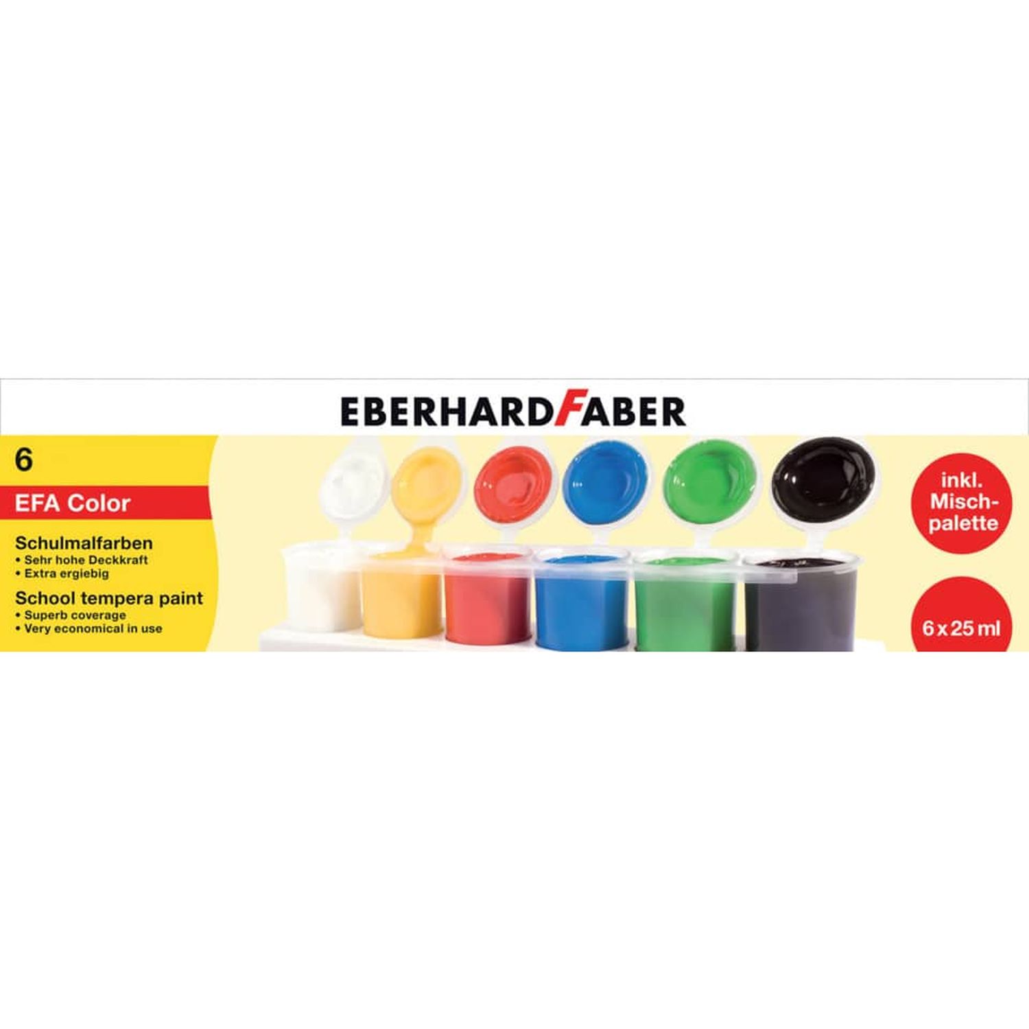 Schulmalfarben, 6 x 25 ml Schulmalfarben, 6 x 25 ml