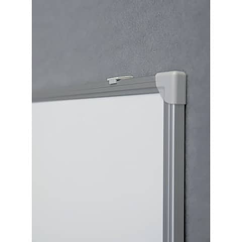 Whiteboard Franken U-Act!Line SC914060, 60 x 40 cm, lackiert, Alurahmen, senk- oder waagerechte Wandbefestigung