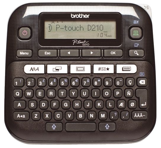 Beschriftungsgerät P-touch D210VP im Hartschalenkoffer