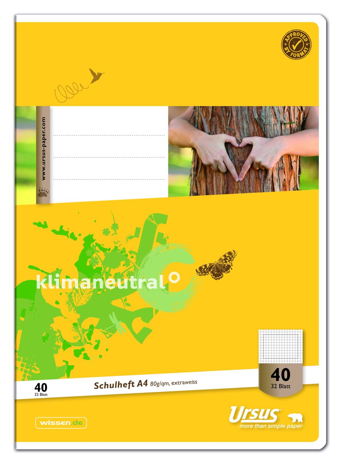 Heft LIN1 - A5, 16 Blatt, 80 g/qm, liniert farbig Heft LIN1 - A5, 16 Blatt, 80 g/qm, liniert farbig