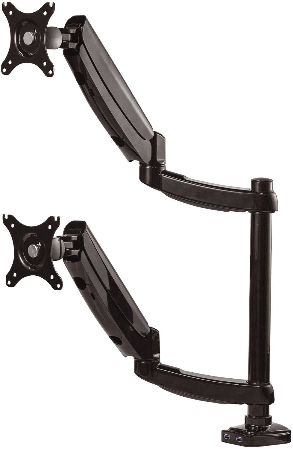 Platinum Series Doppel Monitorarm - vertikaler Platinum Series Doppel Monitorarm - vertikaler