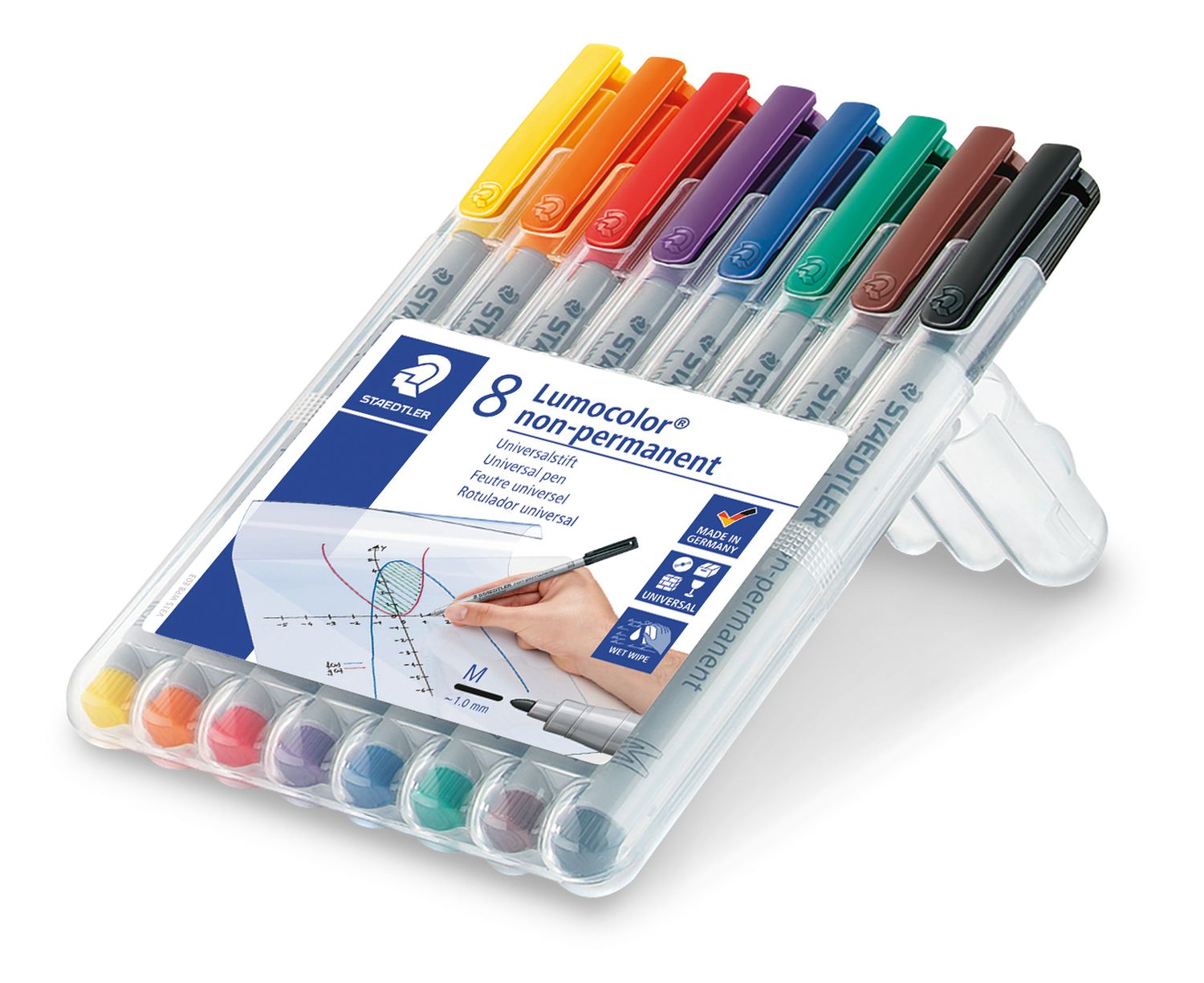 Feinschreiber Universalstift Lumocolor® - non-permanent, M, 8 Farben Feinschreiber Universalstift Lumocolor® - non-permanent, M, 8 Farben