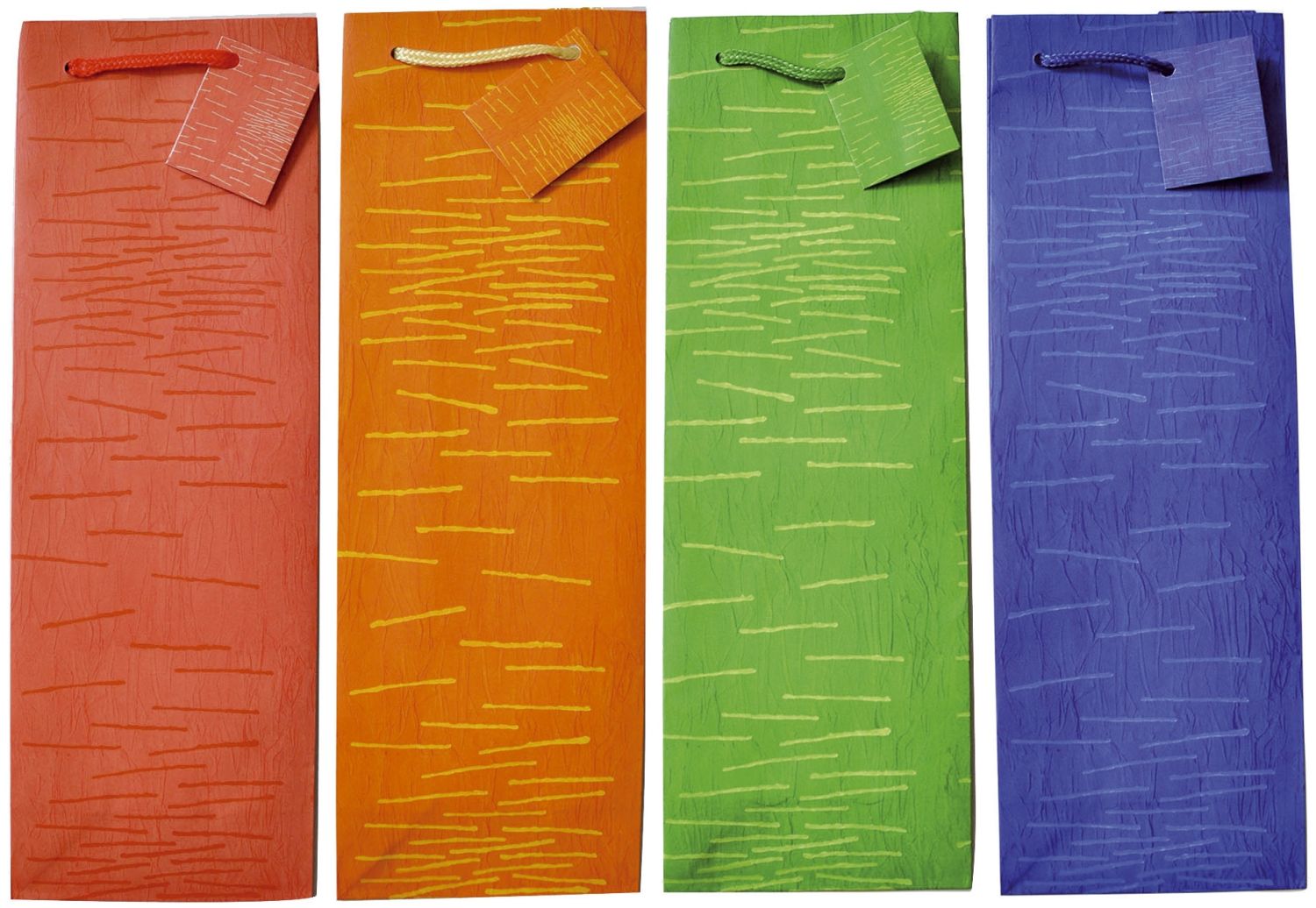 Flaschentragetasche Laura - 12 x 36 x 7,8 cm, uni sortiert Flaschentragetasche Laura - 12 x 36 x 7,8 cm, uni sortiert